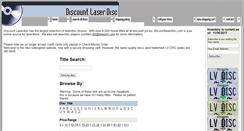 Desktop Screenshot of discountlaserdisc.com